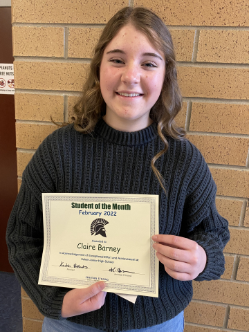 February Student of the Month