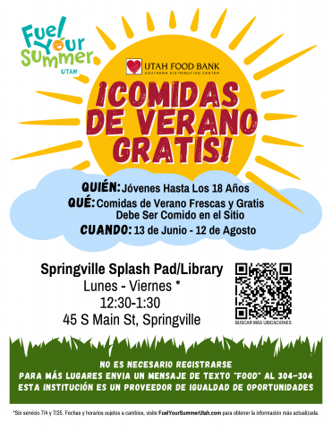 Springville Summer Meals - Spanish